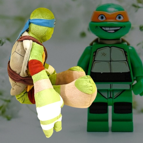 Nickelodeon 2014 Teenage Mutant Ninja Turtles Leonardo 24" Plush Doll Animal - Picture 5 of 9